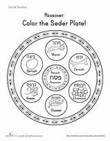 Seder Passover Pesach Judentum Kosher Judaism Crafts Traditions sketch template