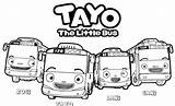 Tayo sketch template