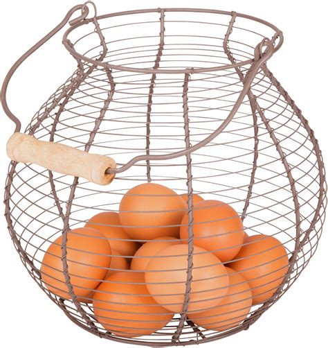 trademark innovations wire egg basket vintage style amazonca home