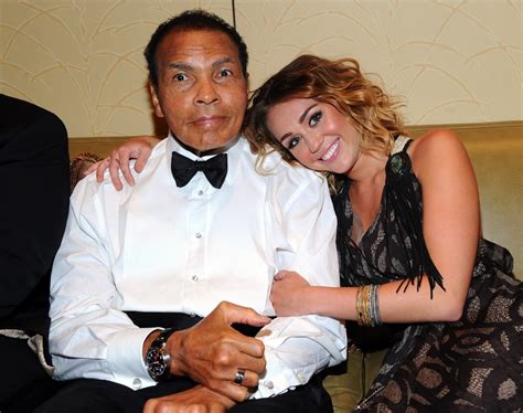 Miley Cyrus And Muhammad Ali Photos Photos Muhammad Ali