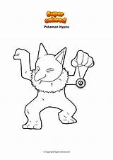 Pokemon Hypno Vulpix Supercoloring Supercolored Metapod Dibujo sketch template