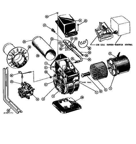 parts models oil burner diagram parts list  model soilburner beckett parts furnace parts