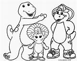 Barney Coloring Pages Friends Printable Cool2bkids Kids sketch template