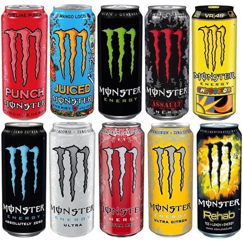 monster energy drink set toutes les varietes    achat vente energy drink monster
