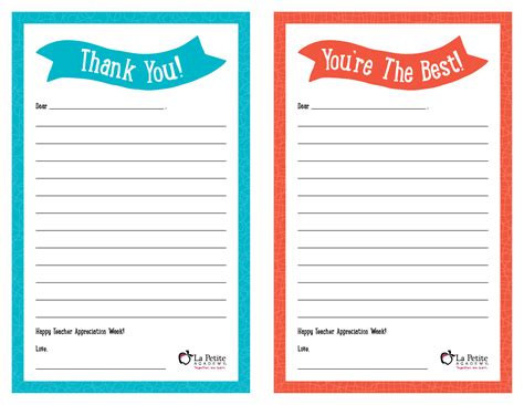 teacher appreciation week template flyer template