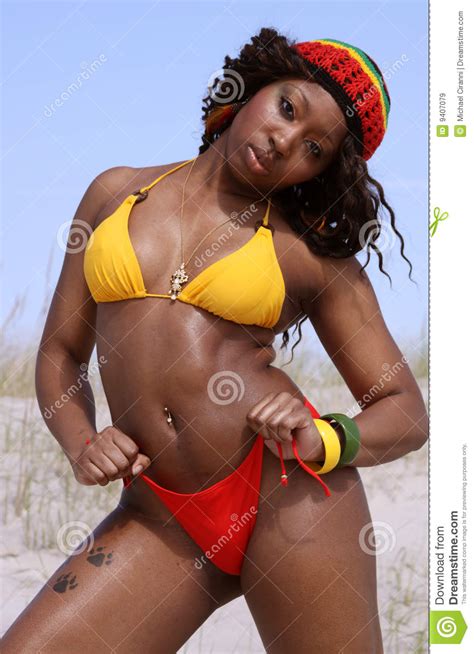Vivid Colored Bikini Stock Image Image Of Beach Summer