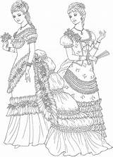 Gowns Dover Doverpublications sketch template