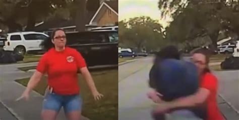 texas mom delivers textbook tackle on peeping tom caught looking