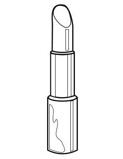 lipsticks coloring pages