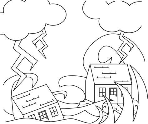 wise   foolish builders story coloring picture