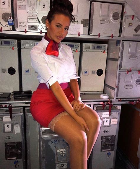 Stockings And Suspenders Secretary Outfits Flight Girls Airline