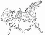 Coloring Horse Pages Horses Rearing Adult Printable Mustang Color sketch template