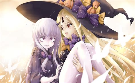 2girls abigail williams fate grand order bow butterfly dress fate