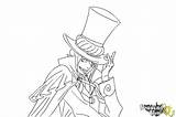 Exorcist Mephisto Pheles Coloring sketch template