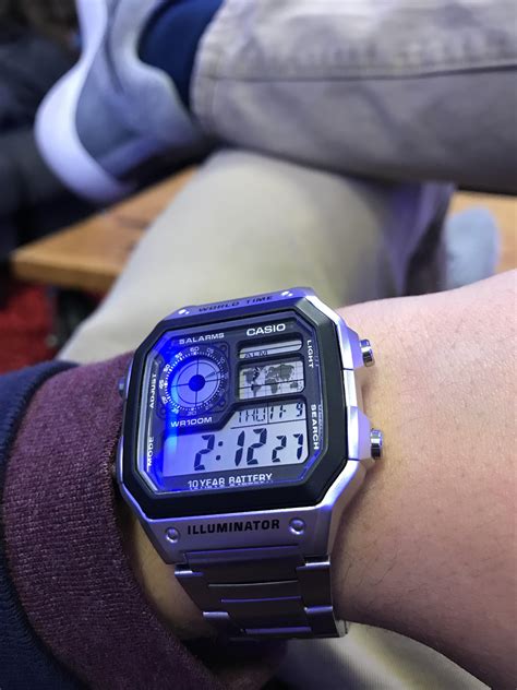 casio  casio royale mens aewhd  stainless steel digital  rwatches