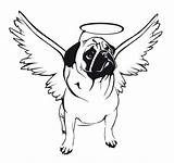 Pug Rainbow Bridge Coloring Drawing Angle Heaven Pages Pugs Baby Drawings Flickr Chihuahua Animal sketch template