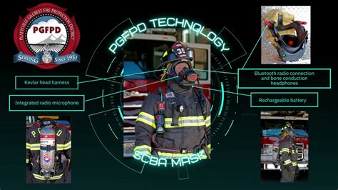 pgfpd tech  contained breathing apparatus scba mask youtube