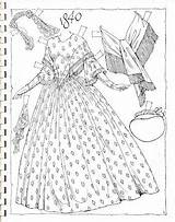 Ventura Charles Paper Dolls Brides Victorian Missy Doll Miss Coloring Pages Choose Board Bride Clothes Adult Vintage sketch template