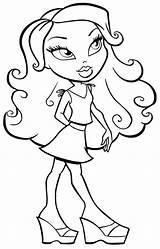 Bratz Brats Colouring Barbie Coloringhome Xcolorings sketch template