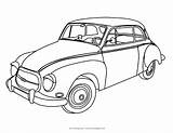 Car Coloring Pages Antique Cars Classic Old Template Sheet Templates sketch template