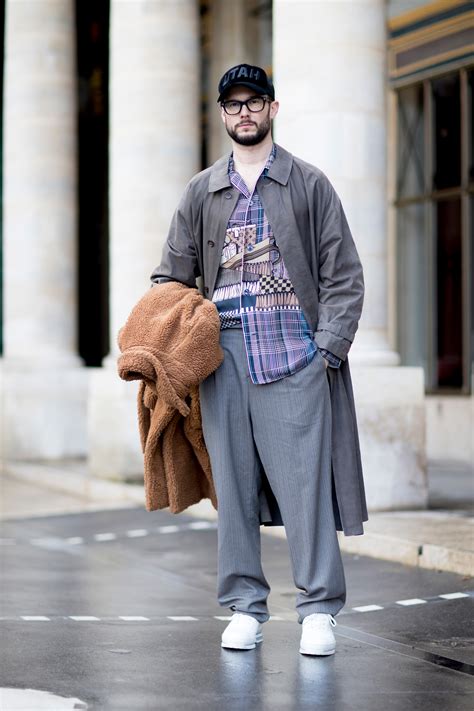 paris fashion week mens street style fall  day   impression