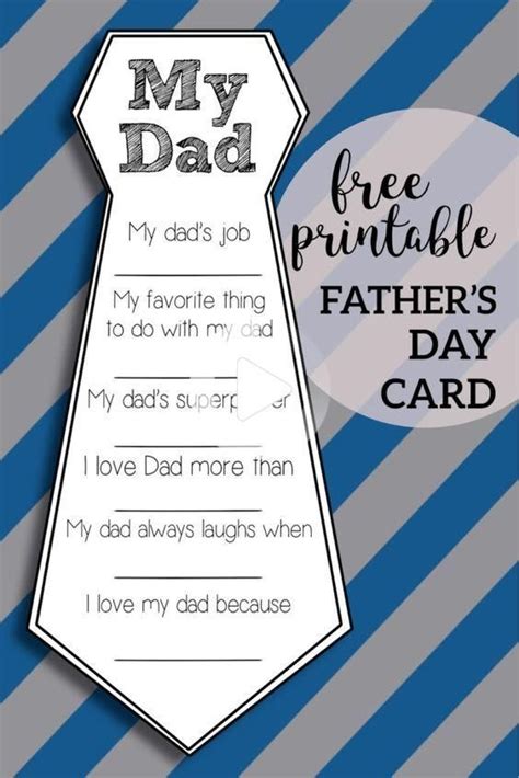 printable fathers day cards dad  love   fathers