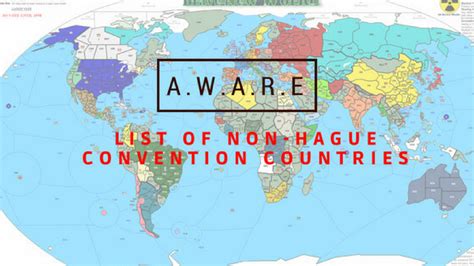 list  hague  hague convention countries list aware