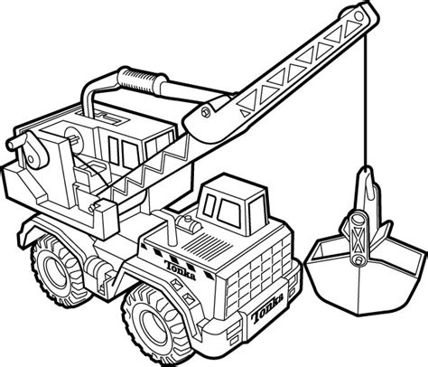 crane truck coloring pages coloring pages