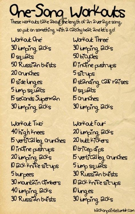 workout exercises daily workouts workouts