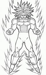 Coloring Trunks Dragon Ball Pages sketch template