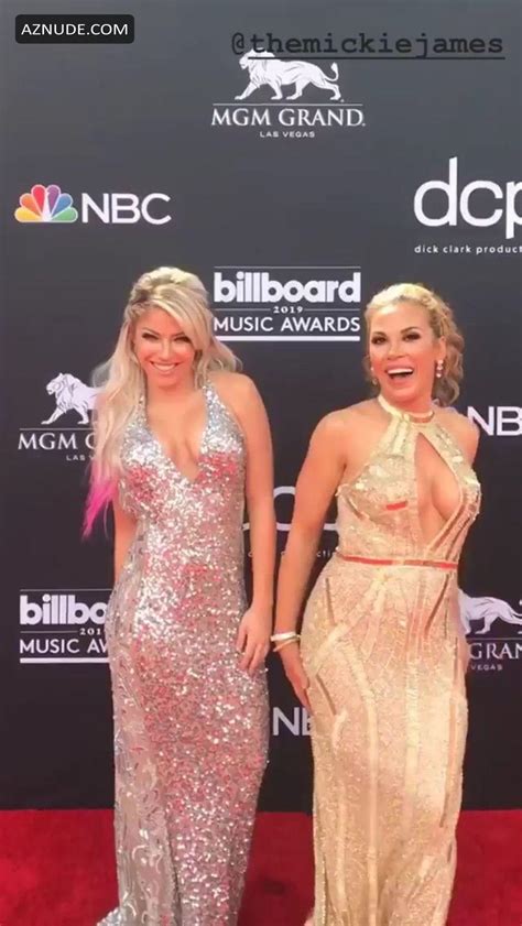 Alexa Bliss Sexy Wearing A Beautiful Dress At The 2019 Billboard Music