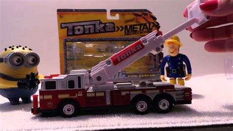 Review Of Latest Tonka Die Cast Fire Engine Toy From Toys