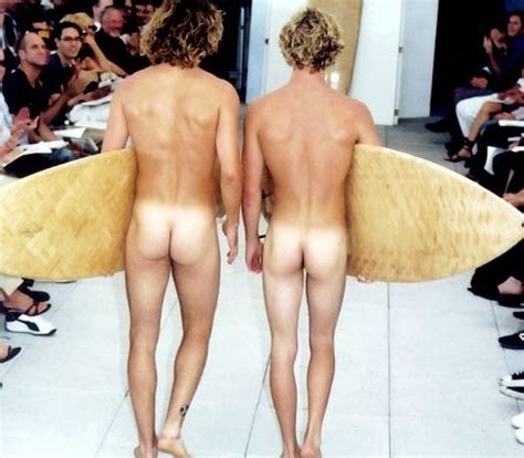 naked male models on runway cumception