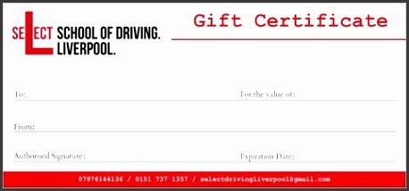 driving lesson gift voucher template sampletemplatess