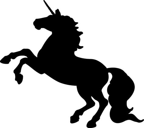 unicorn silhouette google search unicorn outline unicorn stencil
