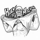 Hulk Hogan Pages Drawing Wrestling Coloring Wwe Clipart Artwork Draw Inktober Getdrawings Book Sheets 1987 Hulkhogan Clipartmag Paintingvalley Choose Board sketch template