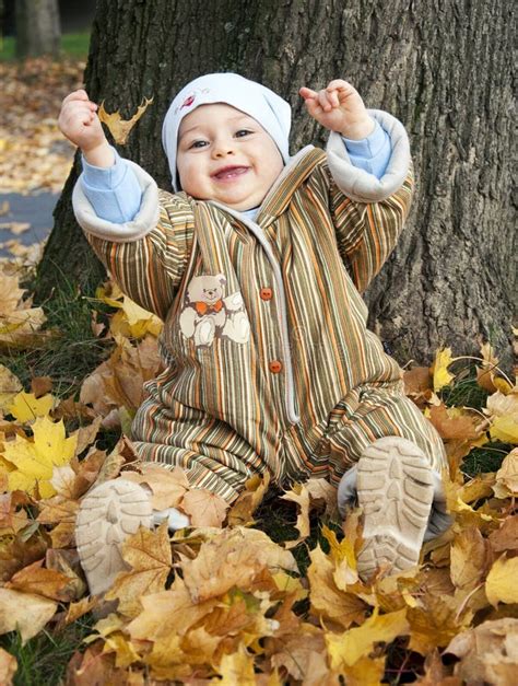 baby outdoor stock image image  baby playing children