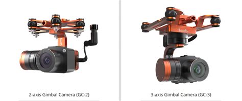 swellpro   axis gimbal   axis gimbal camera comparison finish tackle camera