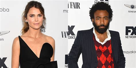 Keri Russell And Donald Glover Attend Fxs Pre Emmy Party Adina Porter