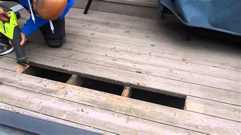 replace part   deck board youtube