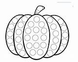 Dot Pumpkin Pages Printable Do Marker Worksheet Coloring Printables Halloween Preschool Worksheets Activities Fall Kids Theresourcefulmama Clipart Crafts Dots Sheets sketch template