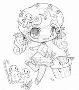 Yampuff Chibi Pages Coloring Food Template sketch template