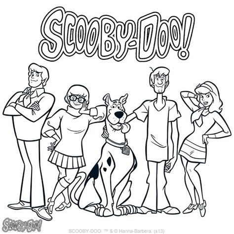 ready  freak   scooby doo coloring pages  pictures
