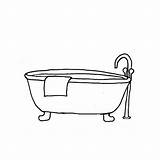 Bathtub Esprit sketch template
