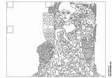Klimt Gustav sketch template