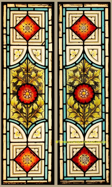 ref vic  victorian stained glass windows stained glass door