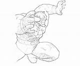 Zangief Fighter Street Action Pages Coloring sketch template