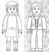 Coloring American Girl Doll Pages Printable Print Printables Julie Standing Kids Dolls Girls Color Sheets Para Clothes Cute Popular Holding sketch template