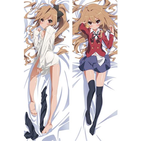 tiger x dragon aisaka taiga anime pillow case hugging body