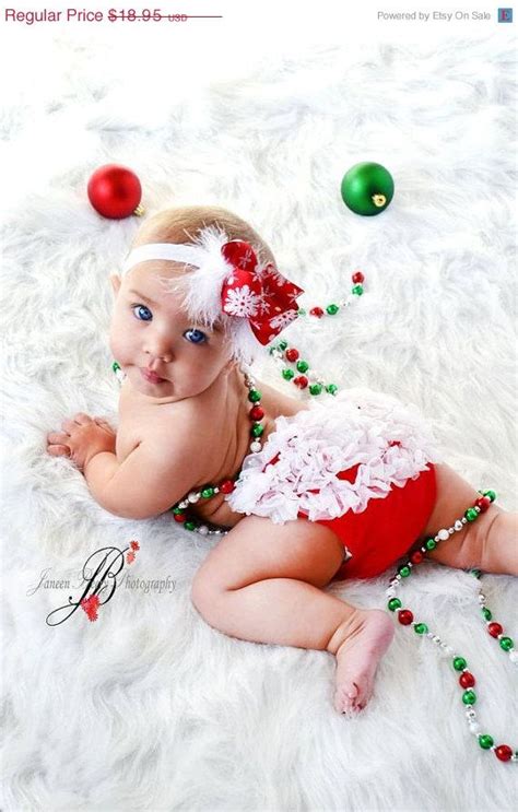 baby girl christmas set christmas headband chiffon ruffle baby bloomers baby girl snowflake